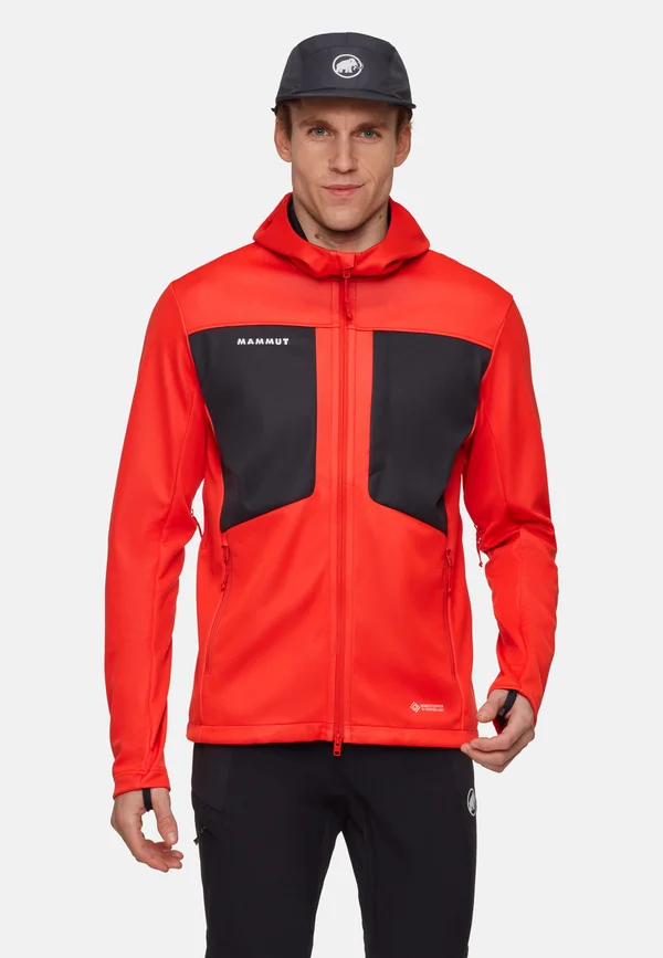 ULTIMATE - Softshelljacke - mammut red black