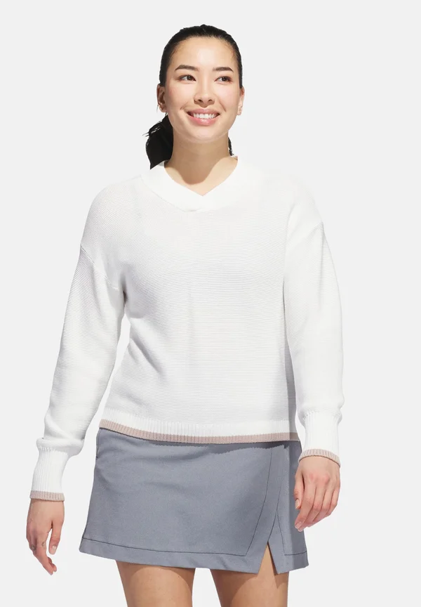 ULTIMATE - Strickpullover - white