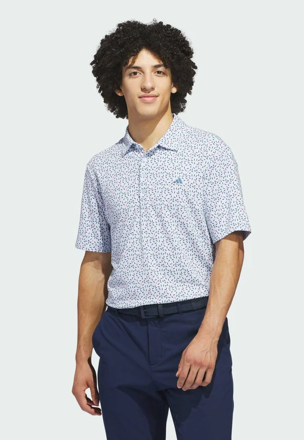ULTIMATE365+ SOFT PRINT - Poloshirt - crystal sky   dusky petrol