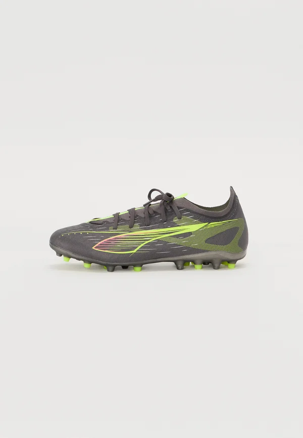 ULTRA 5 MATCH - Fußballschuh Nocken - matte aged silver/yellow alert/aged silver