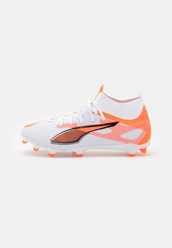ULTRA 5 MATCH - Fußballschuh Nocken - white/black/glowing red