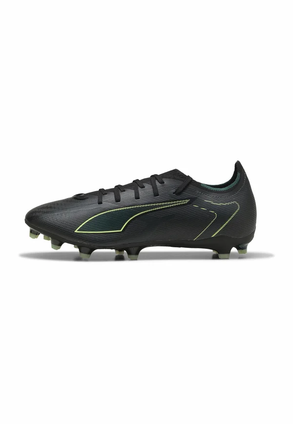 ULTRA 6 MATCH - Fußballschuhe Kunstrasen - black fizzy light green terrain