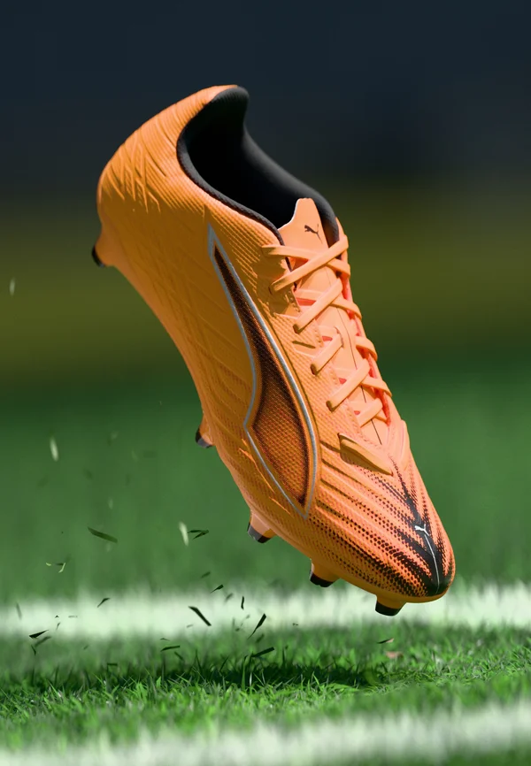 ULTRA 6 PLAY FG/AG - Fußballschuhe Kunstrasen - heat fire/black/glowing red