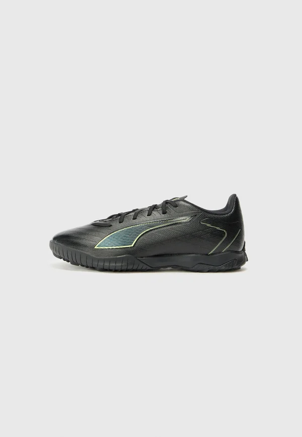 ULTRA 6 PLAY - Rasen-Fußballschuhe - black/fizzy light/green terrain