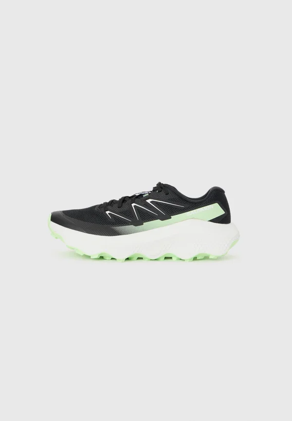 ULTRA FLOW 2 - Laufschuh Trail - black/white/patina green