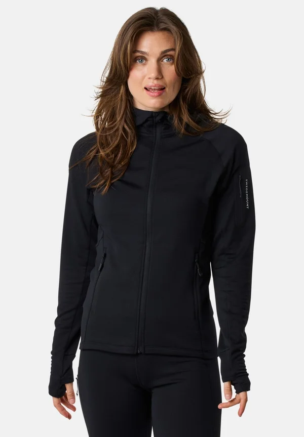 ULTRA LIGHT TECH MIDLAYER HOOD  - Trainingsjacke - black