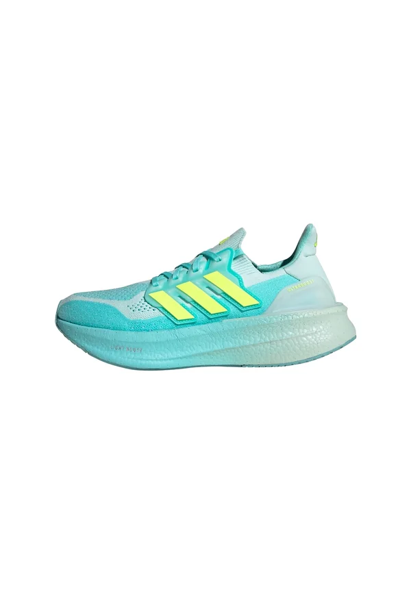 ULTRABOOST 5 - Laufschuh Straße - flash aqua   hi res yellow   halo mint