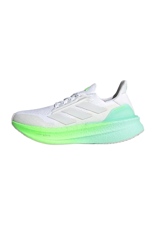 ULTRABOOST 5X - Laufschuh Straße - cloud white   dash grey   lime burst