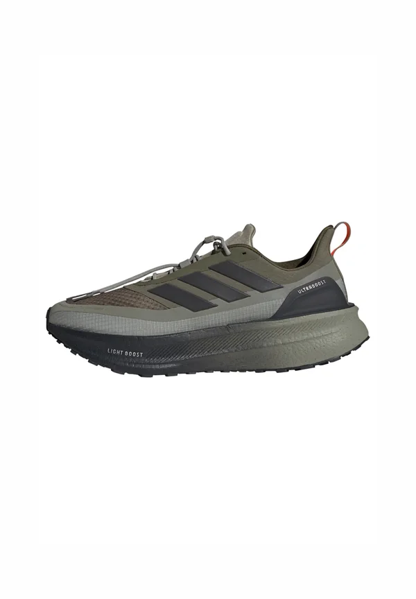 ULTRABOOST PERFORMANCE - Laufschuh Trail - silver pebble core black impact orange