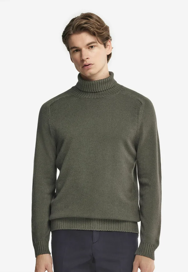 ULTRASOFT  - Strickpullover - dunkelgrün  dark army garment dyed