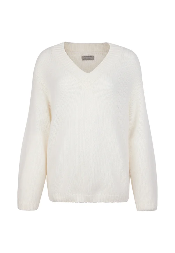 ULTRASOFT V NECK - Strickpullover - White