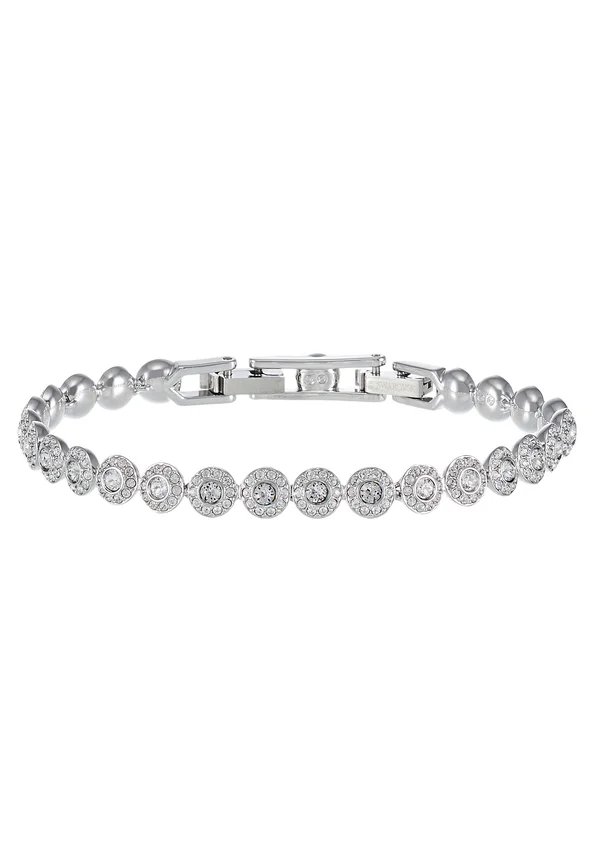 UNA ANGELIC TENNIS BRACELET ROUND CUT PAVÉ SMALL - Armband - silver-coloured