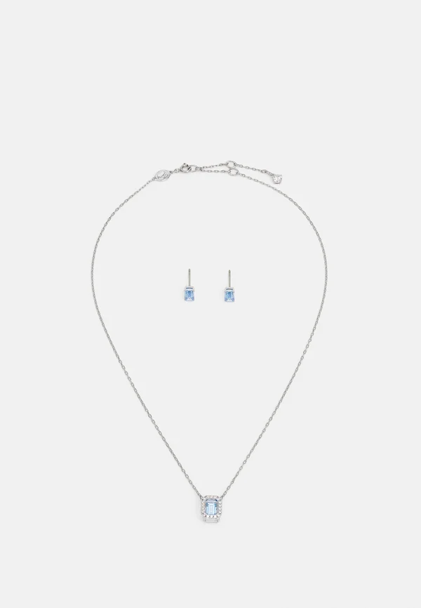 UNA OCTAGON CUT SET - Ohrringe - blue