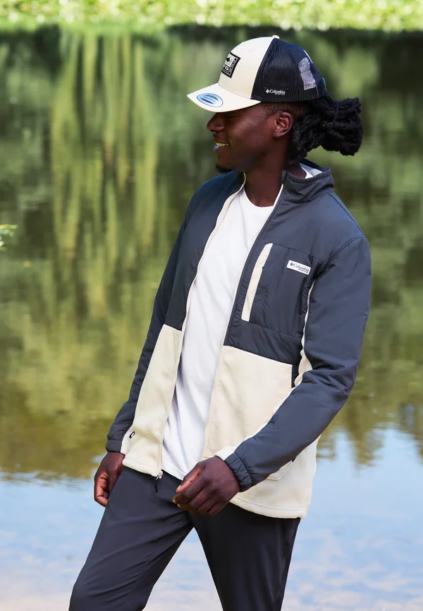 UNCHARTED FULL ZIP - Fleecejacke - shark, dark stone