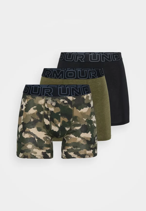 UNDERWEAR PERFORMANCE 3 PACK - Panties - green heather/paper/black