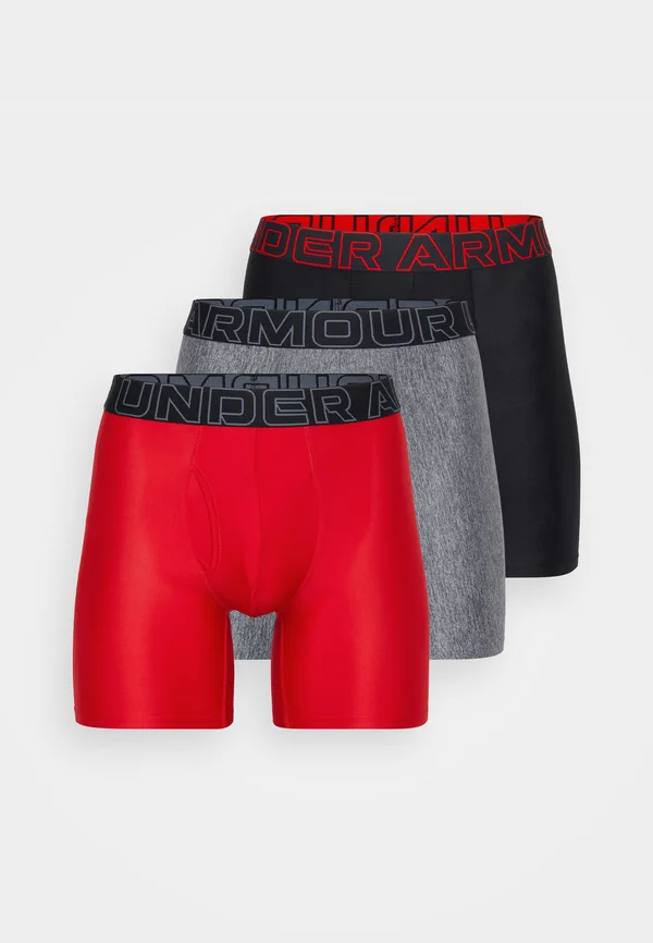 UNDERWEAR PERFORMANCE TECH 3 PACK - Panties - red/castlerock heather/black