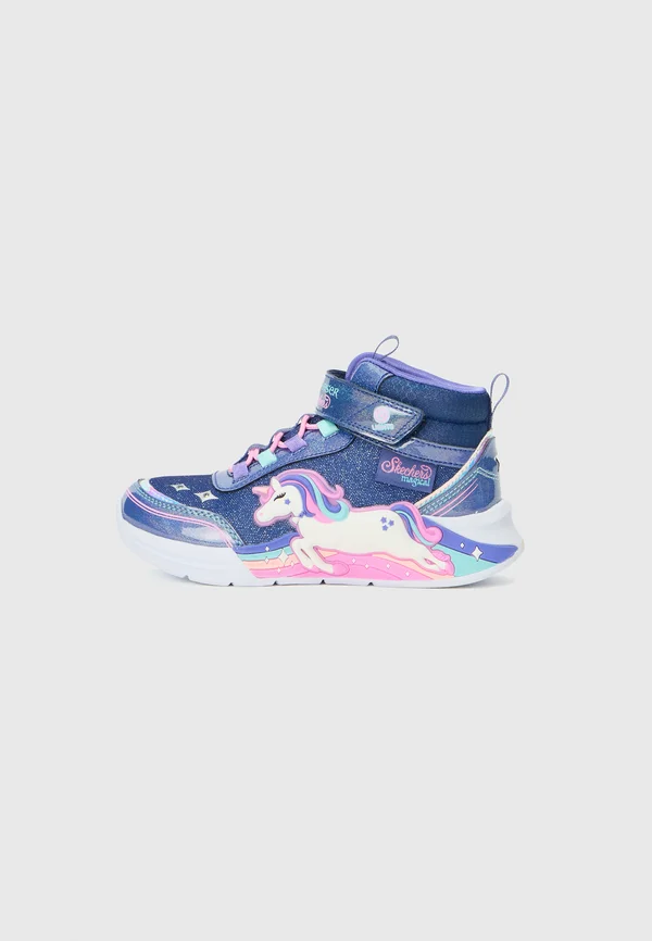 UNICORN CHASER - Sneaker high - navy sparkle
