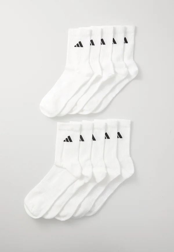 UNISEX 10 PACK - Sportsocken - white/black