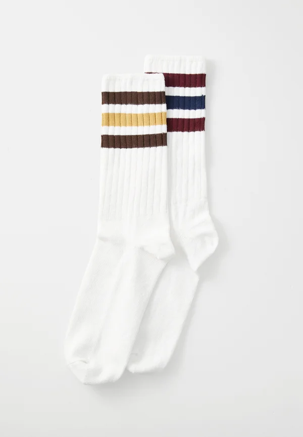 UNISEX 2 PACK - Socken - white/maroon