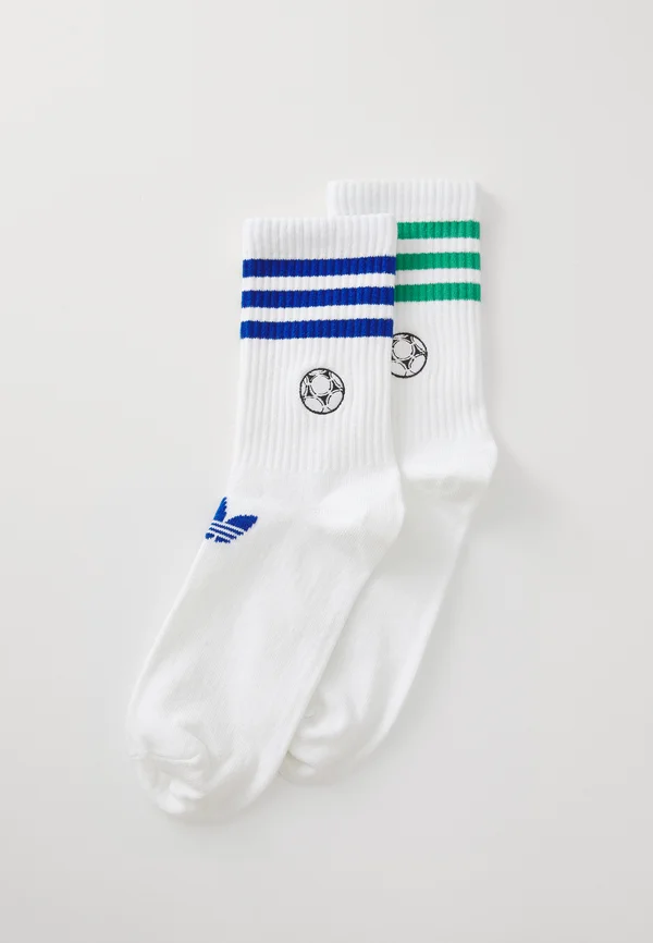 UNISEX 2 PACK - Socken - white/team royal blue/semi court green