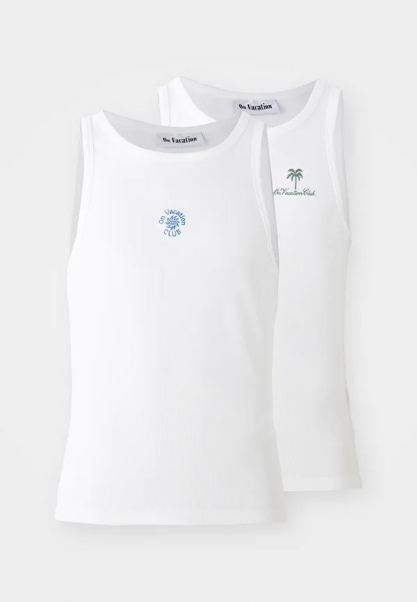 UNISEX 2 PACK - Top - white