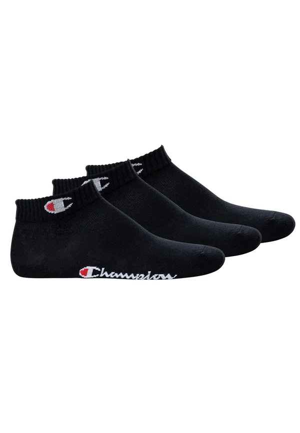 UNISEX 3 PAAR - QUARTER BASIC - Socken - schwarz