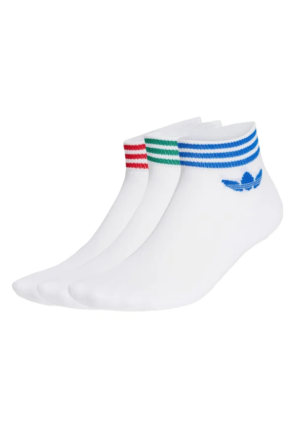 UNISEX 3 PACK  - Socken - white   better scarlet   blue   green