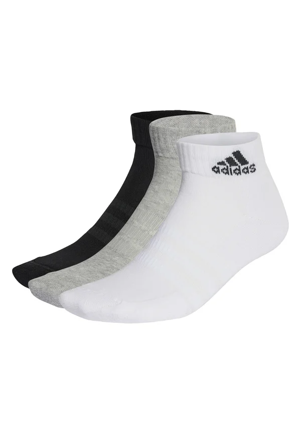 UNISEX 3 PACK - Sportsocken - medium grey heather   white   black