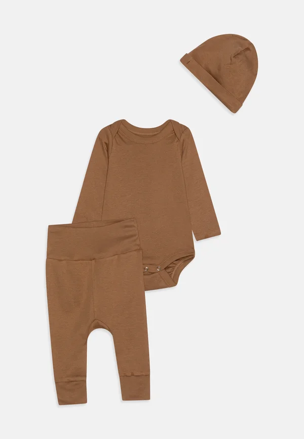 UNISEX 3 PIECE BABY SET - Mütze - bronze