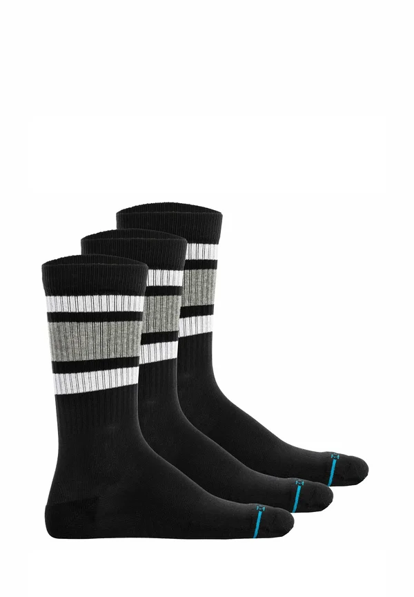 UNISEX 3ER PACK - BOYD LOGO STREIFEN CREW - Socken - schwarz