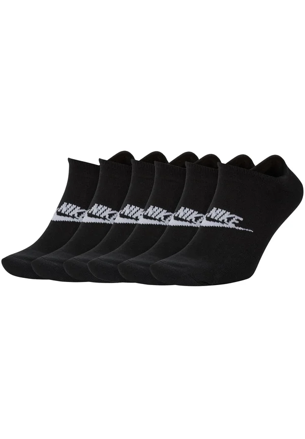 UNISEX 6ER PACK EVERYDAY ESSENTIAL LOGO EINFARBIG - Füßlinge - schwarz
