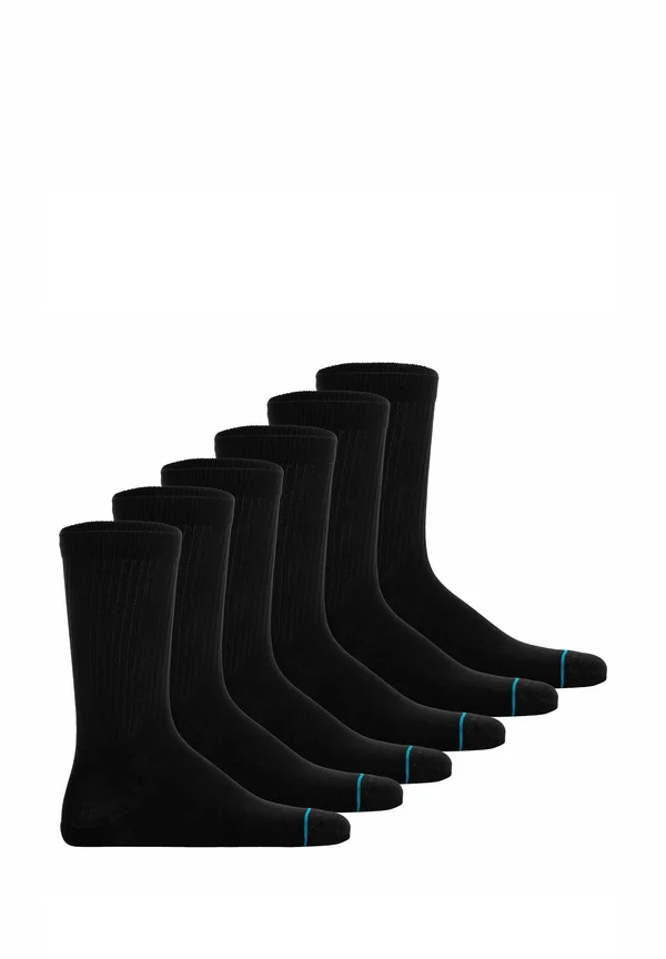 UNISEX 6ER PACK - ICON LOGO BASIC CREW ICON - Socken - schwarz