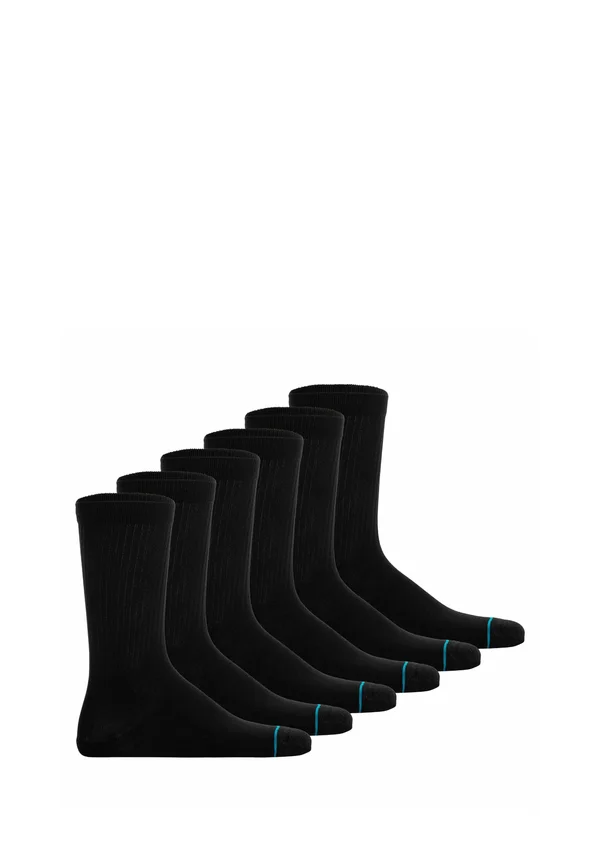 UNISEX 6ER PACK - THE JOVEN LOGO STREIFEN CREW - Socken - schwarz