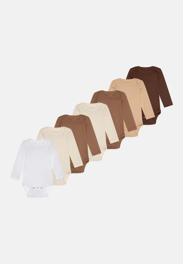 UNISEX BABY 7 PACK - Body - bronze/beige/off-white