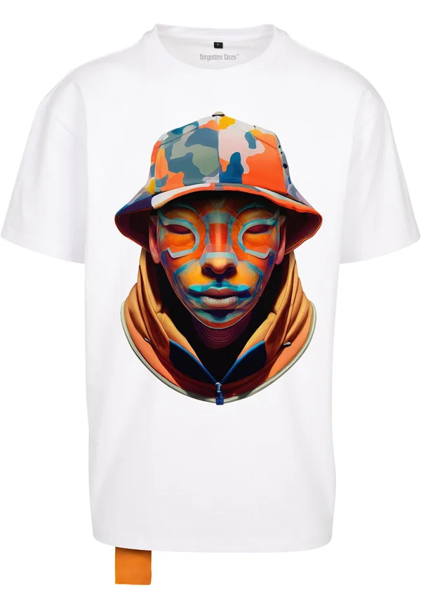 UNISEX CAMOUFLAGE HEAVY - T-Shirt print - white