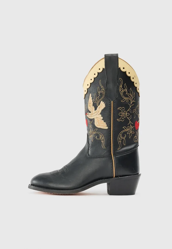UNISEX - Cowboy-/Bikerboot - black