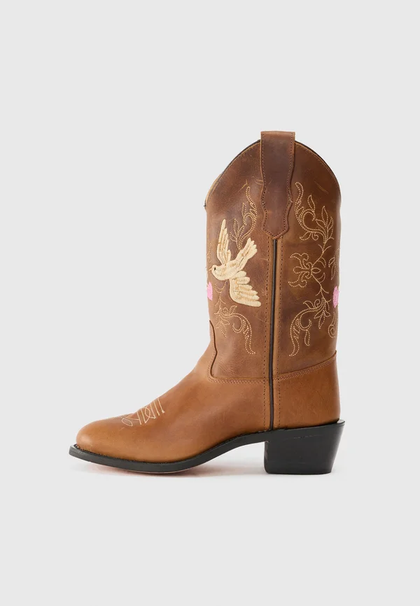 UNISEX - Cowboy-/Bikerboot - cognac