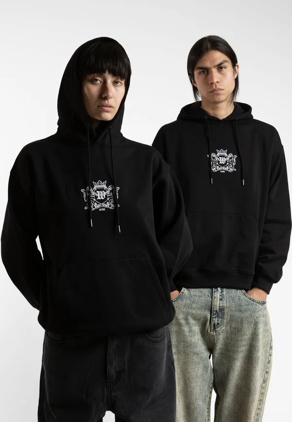 UNISEX CREST - Sweatshirt - black