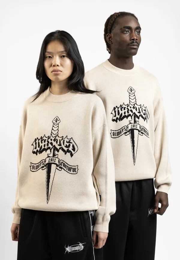 UNISEX DAGGER - Strickpullover - beige