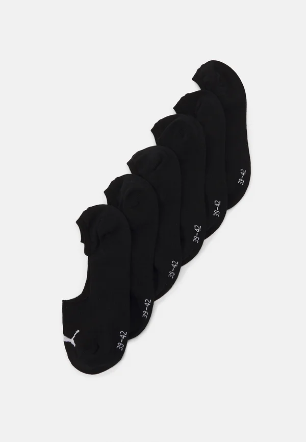 UNISEX FOOTIE ECOM 6 PACK - Sportsocken - black