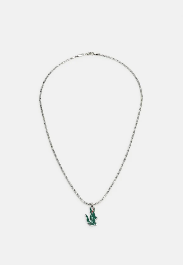 UNISEX - Halskette - silver-coloured/green