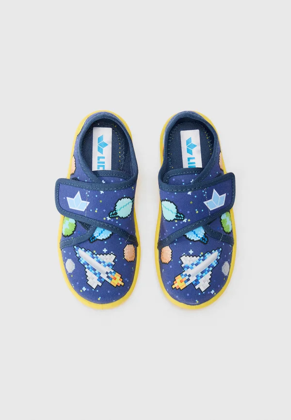 UNISEX - Hausschuh - navy/yellow