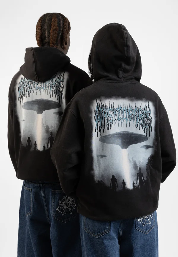 UNISEX INVASION HOODIE - Kapuzenpullover - black