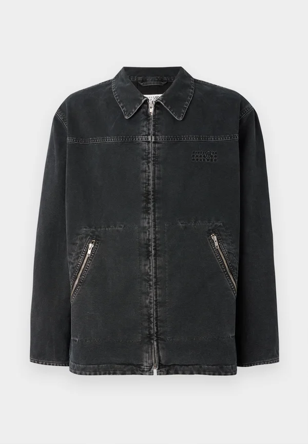 UNISEX - Jeansjacke - black