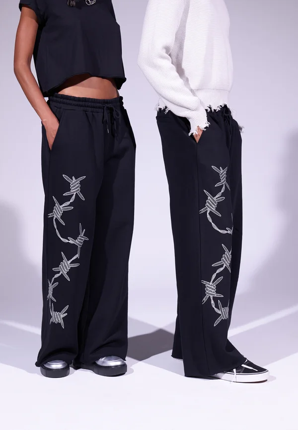 UNISEX - Jogginghose - black