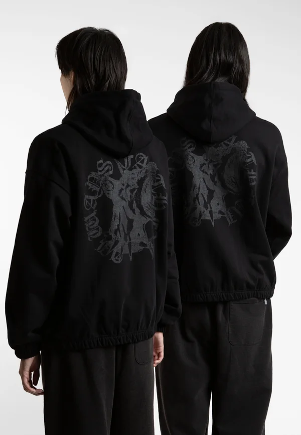 UNISEX  - Kapuzenpullover - black