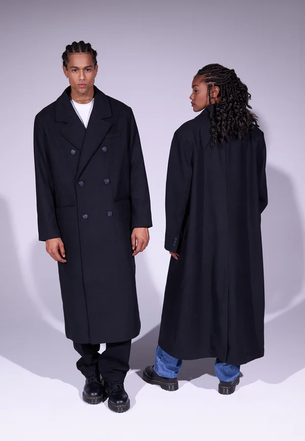 UNISEX - Klassischer Mantel - black