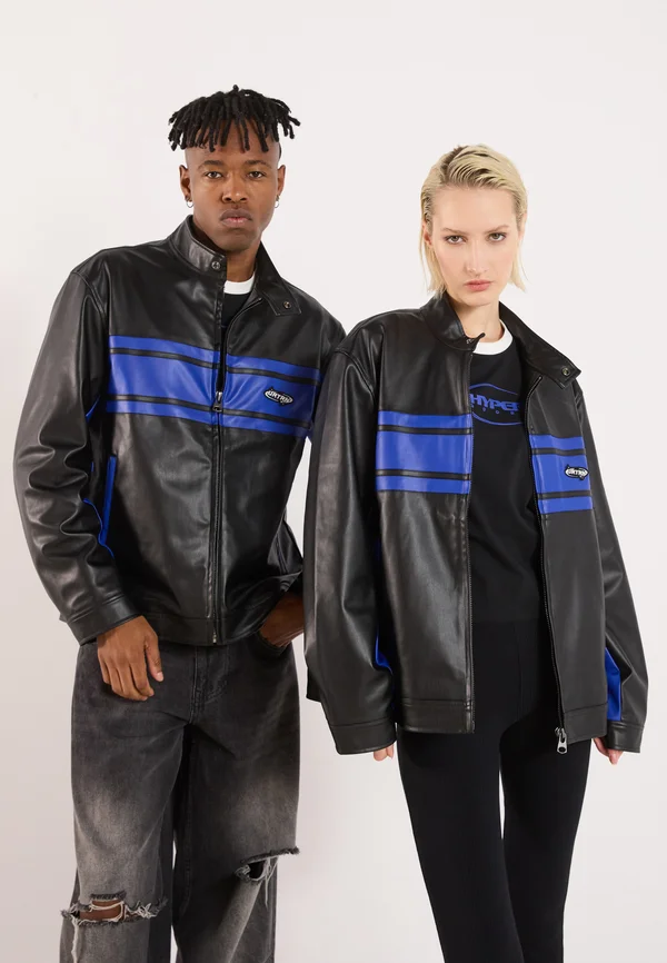 UNISEX - Kunstlederjacke - black,dark blue