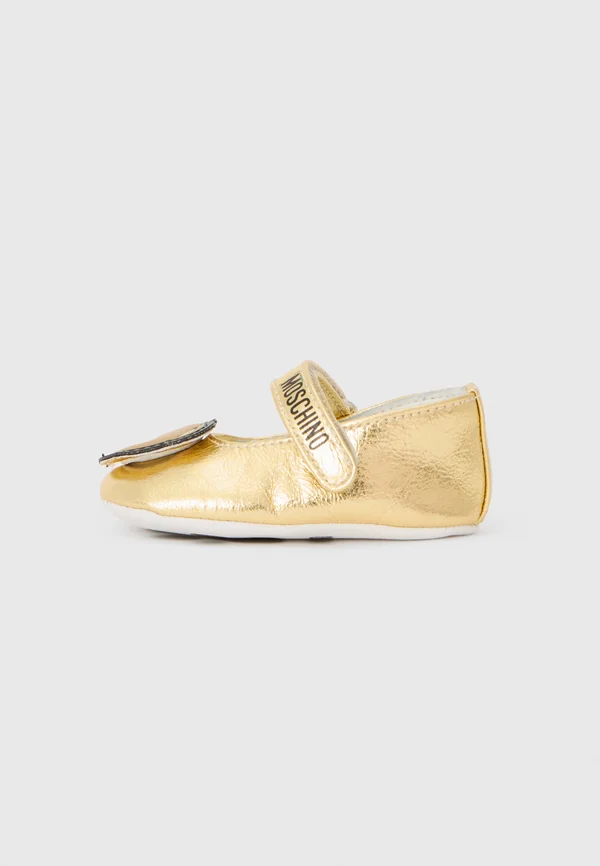 UNISEX - Lauflernschuh - gold-coloured/white