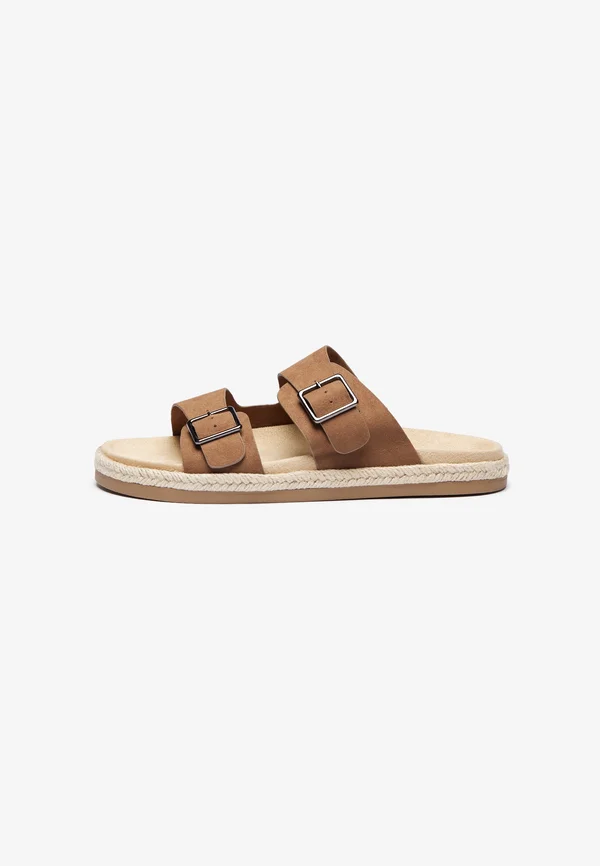 UNISEX - Pantolette flach - cognac